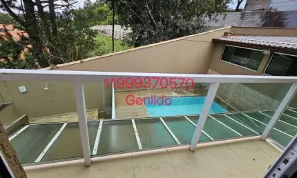 CASA COM PISCINA  EM CONDOMÍNIO 5 SUITES 10 VAGAS  QUINTAL SALA DE JANTAR 21 DA RAPOSO TAVARESFL55