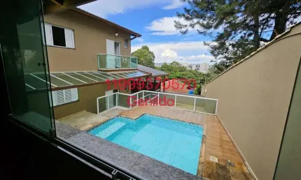 Casa com piscina  em condomínio 5 suites 10 vagas  quintal sala de jantar 21 da raposo tavaresfl55