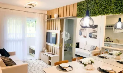 Apartamento com 2 dormitórios à venda, 47 m² por R$ 272.000,00 - Jardim Gurilândia - Taubaté/SP