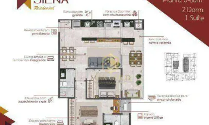Apartamento com 2 dormitórios à venda, 64 m² por r$ 485.581,00 - itaguá - ubatuba/sp