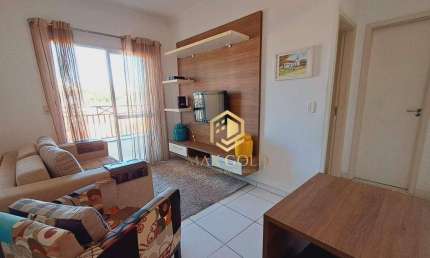 Apartamento com 1 dormitório, 46 m² - venda por R$ 220.000,00 ou aluguel por R$ 1.695,45/mês - Vila Jaboticabeira - Taubaté/SP