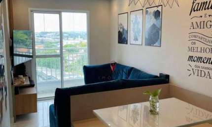 Apartamento com 2 dormitórios à venda, 52 m² por R$ 340.000,00 - Água Vermelha - Poá/SP