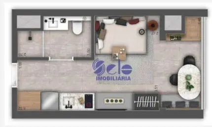 Studio com 1 dormitório à venda, 26 m² por R$ 320.000,00 - Vila Primavera - São Paulo/SP