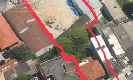 Terreno a venda - Vila Sacadura Cabral, Santo André