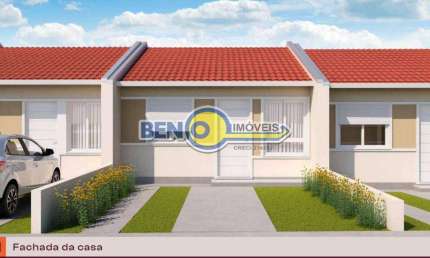 RESIDENCIAL SOLAR DOS PASSAROS EM ALVORADA- casa de 2 dormitórios