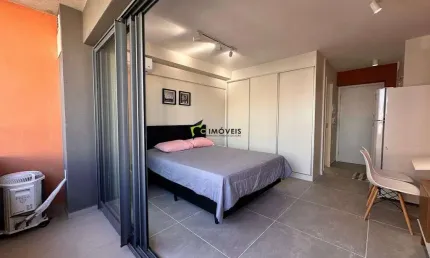 Studio para venda &amp; locação em perdizes, 30 m² com 01 quarto, sem vaga