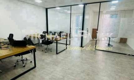 Sala Comercial 70 m2, semi mobiliado próximo ao Shopping Morumbi