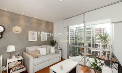 Apartamento tipo para venda com 1 quarto no itaim bibi - michael pajak (11) 99996 - 4550