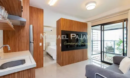 Apartamento tipo para venda com 1 quarto - Michael Pajak (11) 99996 - 4550