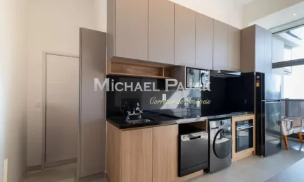 Apartamento tipo para venda com 1 quartos em Moema - Michael Pajak (11) 99996 - 4550