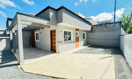 Casa com 02 quartos, Colônia Rio Grande em São José dos Pinhais
