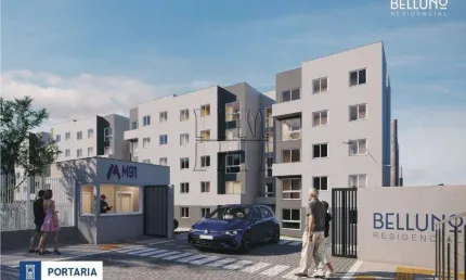Apartamento 2 quartos no residencial belluno - ana rech