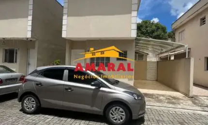 Casa em condomínio fechado com 2 quartos à venda na Rua Miguel do Nascimento, Caxangá, Suzano, 64 m2 por R$ 371.000