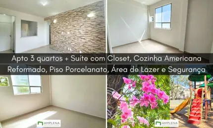 OPORTUNIDADE!! Apartamento Reformado, 3 quartos sendo 1 suíte com Closet! Cozinha Americana. À venda na Portuguesa - Rio de Janeiro/RJ