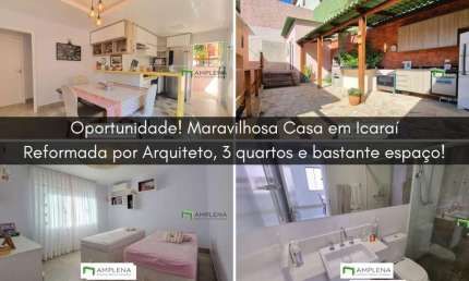 Maravilhosa Casa em Icaraí com Belo Projeto de Arquitetura - 3 quartos - à venda - Icaraí - Niterói/RJ