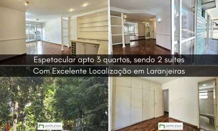 Apartamento 3 quartos com Localização Privilegiada à venda em Laranjeiras - Rio de Janeiro/RJ