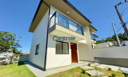 Casa em condomínio fechado com 3 quartos à venda na Rua José Francisco Junkes, 579, Potecas, São José por R$ 649.000