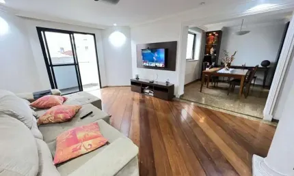 Apto a venda no tatuapé, semi mobiliado, 156m², 02 vagas + depósito !!