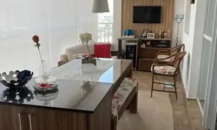 APTO A VENDA NO  TATUAPÉ, SEMI MOBILIADO, 02 VAGAS + DEPÓSITO, TERRAÇO GOURMET !!