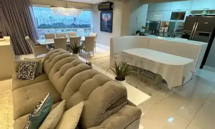 APTO NO TATUAPÉ, C/ TERRAÇO GOURMET, REFORMADO, SEMI MOBILIADO ! ! !