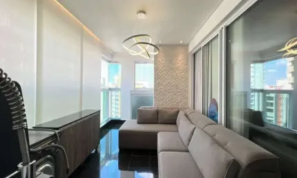 APTO A VENDA JD ANÁLIA FRANCO,  TERRAÇO GOURMET, 91M², SEMI MOBILIADO, 02 VAGAS  !