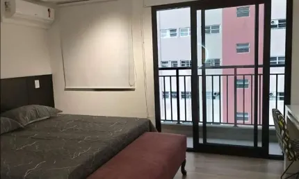 STUDIO EM PERDIZES, TODO PLANEJADO, 01 DORMITÓRIO, SACADA !!