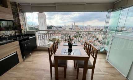 APTO A VENDA NA VILA FORMOSA, SEMI MOBILIADO, TERRAÇO GOURMET, 03 VAGAS !!