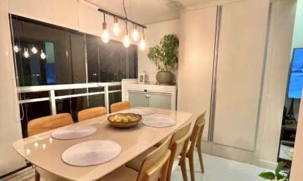 APTO NO JD ANÁLIA FRANCO, MOBILIADO, ANDAR ALTO, TERRAÇO GOURMET !!