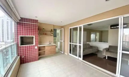 APTO A VENDA NO TATUAPÉ, SEMI MOBILIADO, TERRAÇO GOURMET, 03 VAGAS !!