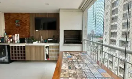 Lindo apto a venda no tatuapé, semi mobiliado, terraço gourmet, condomínio clube !!