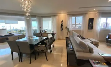 Apto a venda no jd anália franco, mobiliado, terraço gourmet, 04 vagas !!