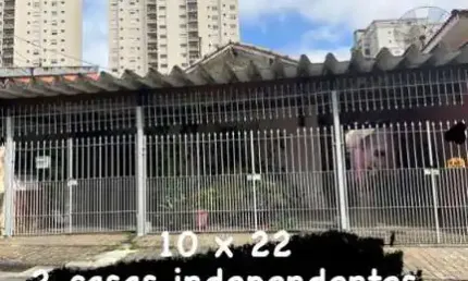 Terreno/ casa a venda no tatuapé, medindo 10 x 22 !!