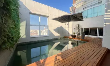COBERTURA DUPLEX A VENDA NO JD ANÁLIA FRANCO, 04 DORMITÓRIOS, 02 SUÍTES, 06 VAGAS + DEPOSITO !