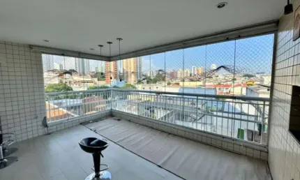 APTO A VENDA NO JD ANÁLIA FRANCO, SEMI MOBILIADO, TERRAÇO GOURMET, 02 VAGAS + DEPÓSITO !!