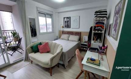 Mobiliado - Apartamento NOVO com 1 quarto, R$3000,00 - vista linda