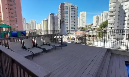 Lindo Apto 68m2 com 1 suíte - Lazer Incrível Piscina Climatizada