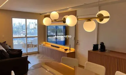 Apartamento com 4 dorms sendo 1 suíte 2 vagas. ótimo acabamento com planejados.