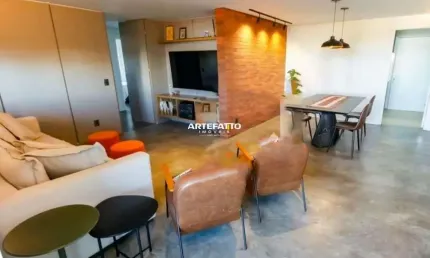 Apartamento 125 mts com 3 dorms 1 suíte 2 vagas. condomínio clube.
