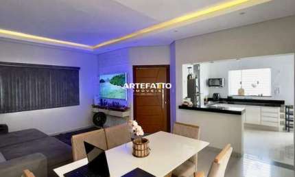 Casa com 3 dormitórios no bairro Residencial Palermo em Franca/SP