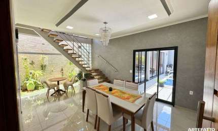 Sobrado alto padrão com 2 suítes no Residencial Meireles em Franca/SP