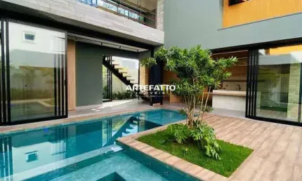 Casa de condomínio, no residencial olivito, em franca, com 4 suítes.