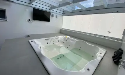 Apartamento de 150m²  2 suítes e lazer completo com jacuzzi e solário privativo