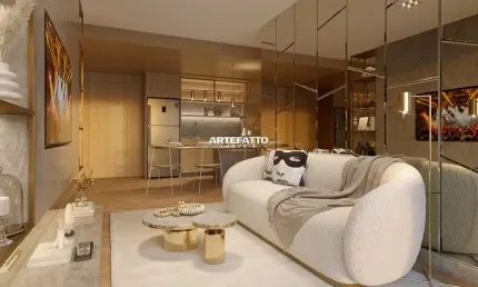 Apartamento 2 dormitórios alto padrão com quadra de tênis no jardim santo andré