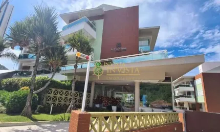 Semi mobiliado, sol da manhã, sacada com churrasqueira e 3 quartos - á venda na praia brava/ florianópolis