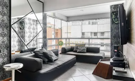 Mobiliado, 2 quartos sendo 1 suíte, terraço privativo e 1 vaga em Jurerê Internacional - À venda em Florianópolis
