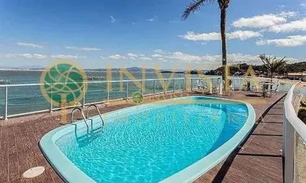 À venda | frente mar, piscina privativa, 300 m², 3 quartos e 8 vagas de garagem - sambaqui, em florianópolis.
