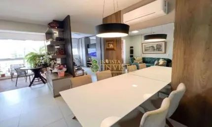 À venda | semi mobiliado, 3 quartos, sacada com vista parcial mar e 1 vaga de garagem - agronômica, em florianópolis.