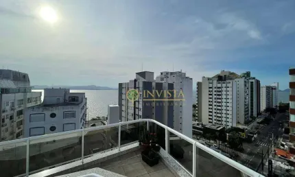 Terraço com vista mar e hidromassagem, 4 quartos, 2 vagas e área de lazer completa no bairro agronômica - à venda em florianópolis.