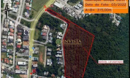 Terreno com viabilidade para construção no Córrego Grande - Á venda em Florianópolis