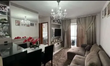 Semi mobiliado, 2 quartos, sacada e 1 vaga no bairro Vendaval - Á venda em Biguaçu
